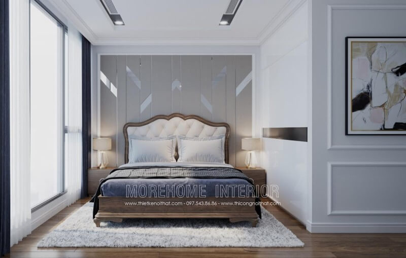 Giường ngủ gỗ óc chó Giường ngủ gỗ óc chó