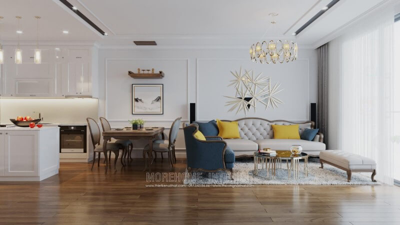 Mê mẫn với các mẫu sofa chung cư tân cổ điển độc đáo và ấn tượng