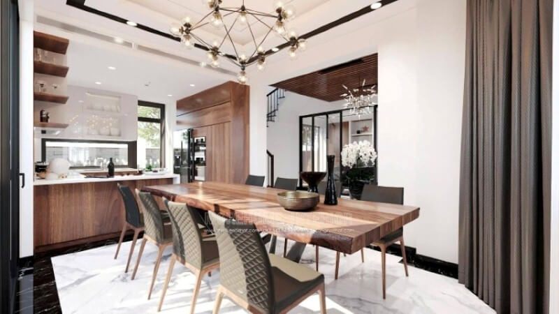 Gợi ý + 16 công trình thiết kế phòng bếp đẹp cho căn hộ, biệt thự, nhà phố từ công ty thiết kế nội thất Morehome