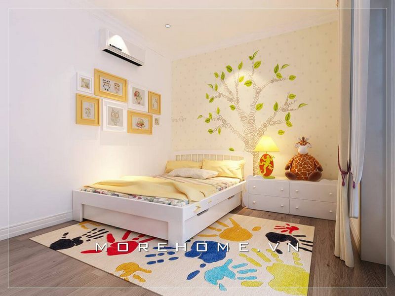 Ấn tượng 20 mẫu trang trí nội thất phòng ngủ cho bé màu sắc mang lại thẩm mỹ cao