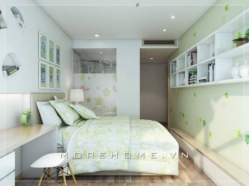 Tổng hợp + 16 mẫu kệ sách gỗ An Cường độc đáo cho Thiết kế nội thất căn hộ